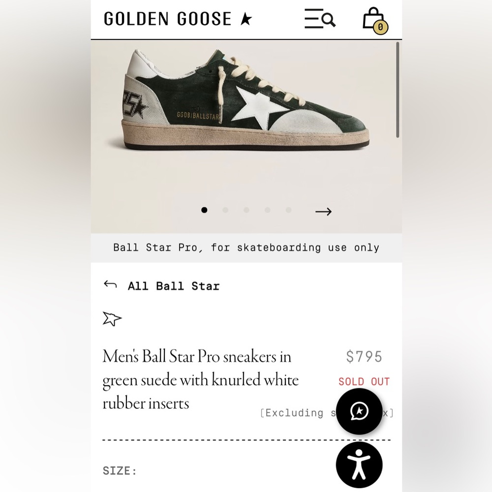 Golden Goose Ball Star Pro limited edition 1 of 100 Cory Juneau for Tokyo. - Picture 8 of 8